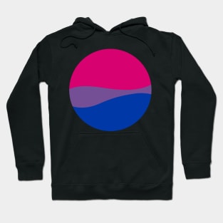 Bisexual Waves Circle Hoodie